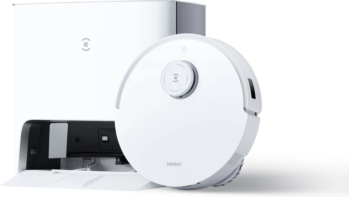 Ecovacs Deebot T10 TURBO - Robotstofzuiger - Wit - Inclusief Actief Dweilsysteem 1 Ecovacs Deebot T10 TURBO - Robotstofzuiger - Wit - Inclusief Actief Dweilsysteem