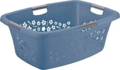 Rotho Wasmand Flowers 65 X 48 X 26 Cm - 50 L Kunststof Blauw 7 Rotho Wasmand Flowers 65 X 48 X 26 Cm - 50 L Kunststof Blauw -Leifheit Store 1200x703 1