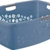 Rotho Wasmand Flowers 65 X 48 X 26 Cm - 50 L Kunststof Blauw