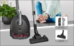 Bomann BS 9019 CB - Cilinderstofzuiger - Droog - Grijs -Leifheit Store 1200x742 2