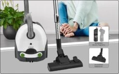 Bomann BS 9019 CB - Stofzuiger Met Zak - Wit -Leifheit Store 1200x742 3