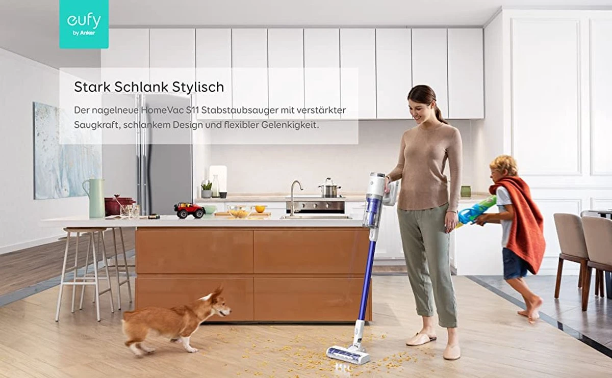 Eufy HomeVac S11 Infinity - Steelstofzuiger - Wit 9 Eufy HomeVac S11 Infinity - Steelstofzuiger - Wit - Afbeelding 9