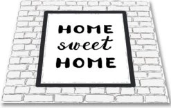 Merkloos Wasmachine Beschermer - Antislip Mat - 60x60 - Papillon Sweet Home