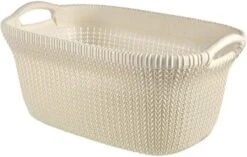 Curver Knit Wasmand - 40L - Oasis White -Leifheit Store 1200x764 2