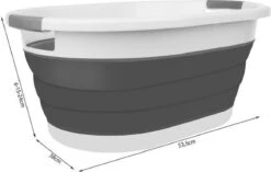 Merkloos Opvouwbare Siliconen Mand - Wasmand - Babybadje - Opbergmand - Opbergbox 25L - Ideaal Voor Camping Of Appartement -Leifheit Store 1200x764 3