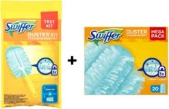 Swiffer Duster – Starters Kit – Swiffer Duster Handvat – Navullingen 20 Stuks – Swiffer Duster Navullingen Inclusief Een Swiffer Duster Handvat – Stofmagneet – Stofdoekjes