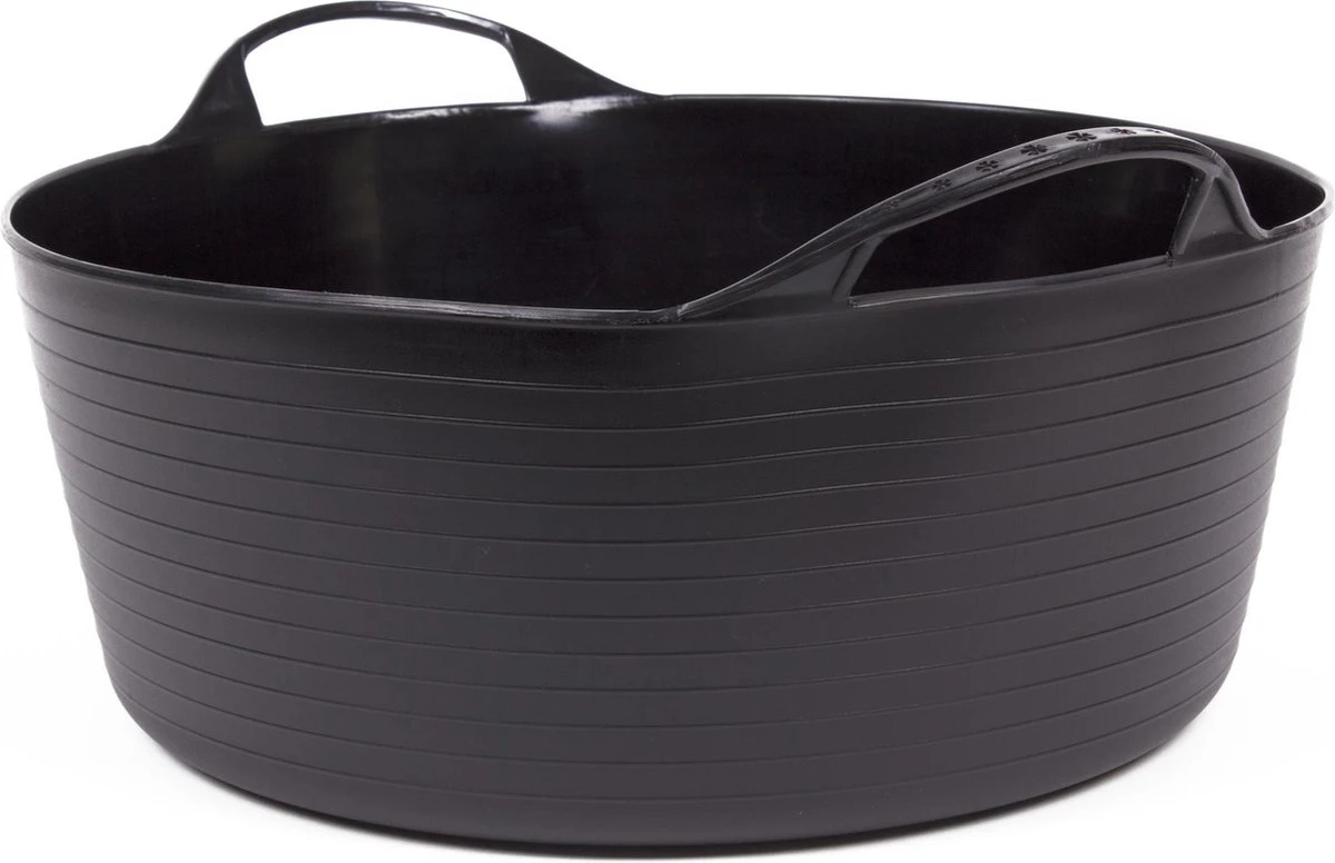 Flexibele Kuip Emmer/wasmand Rond Zwart 16 Liter - Opbergmanden 1 Flexibele Kuip Emmer/wasmand Rond Zwart 16 Liter - Opbergmanden