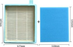 HEPA Filterset - Compatibel Met Philips PowerPro Compact/Active Series FC8058/01 Schuim Foam Motor Filter Set 14 HEPA Filterset - Compatibel Met Philips PowerPro Compact/Active Series FC8058/01 Schuim Foam Motor Filter Set -Leifheit Store 1200x778 6