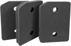 Merkloos 3st - Filter Spons Foam Van Condensor Wasdroger Droogkast Alternatief Geschikt Voor Droger Miele - 210 X 155 X 30 Mm - 09164761 -9164761