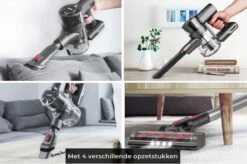 Steelstofzuiger Draadloos 200Watt Met 4 Verschillende Opzetstukken (draadloze Stofzuiger) Zedar S600 -Leifheit Store 1200x798 9