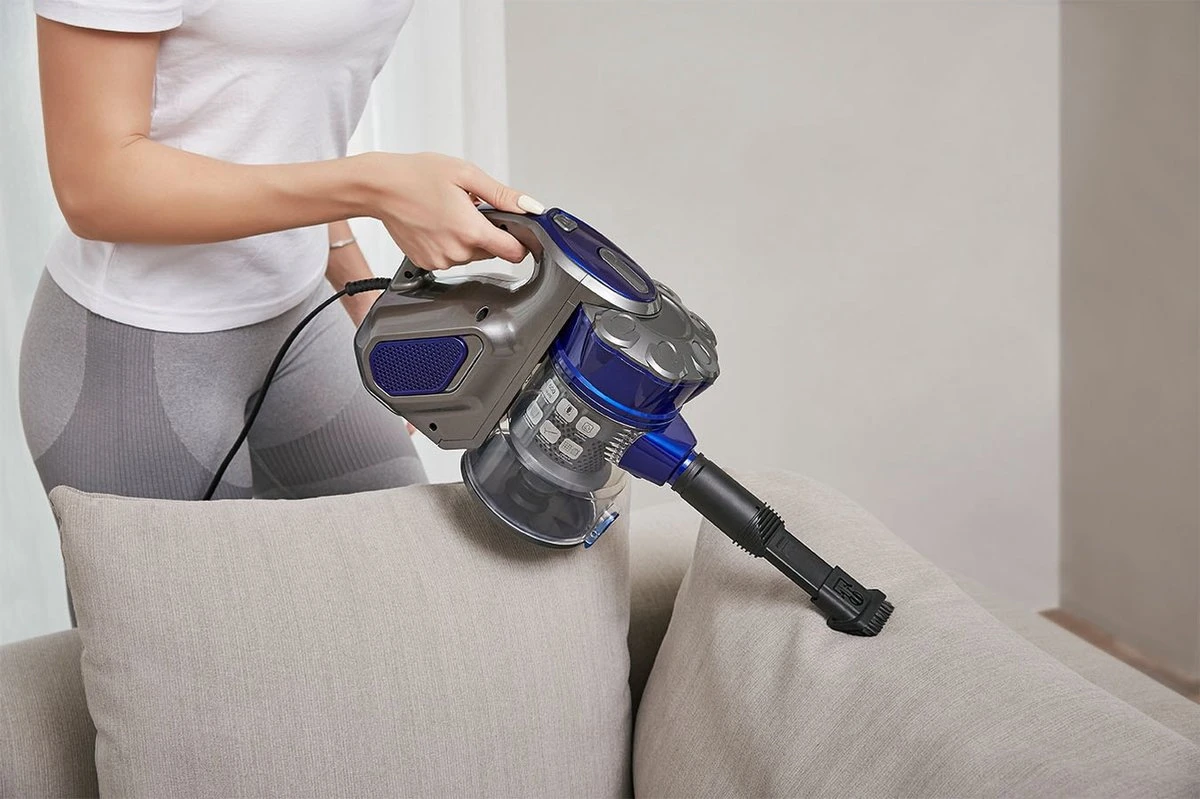 Stofzuiger - Hyundai- Licht Gewicht - 600W - Blue And Gray -HHE203202 4 Stofzuiger - Hyundai- Licht Gewicht - 600W - Blue And Gray -HHE203202 - Afbeelding 4