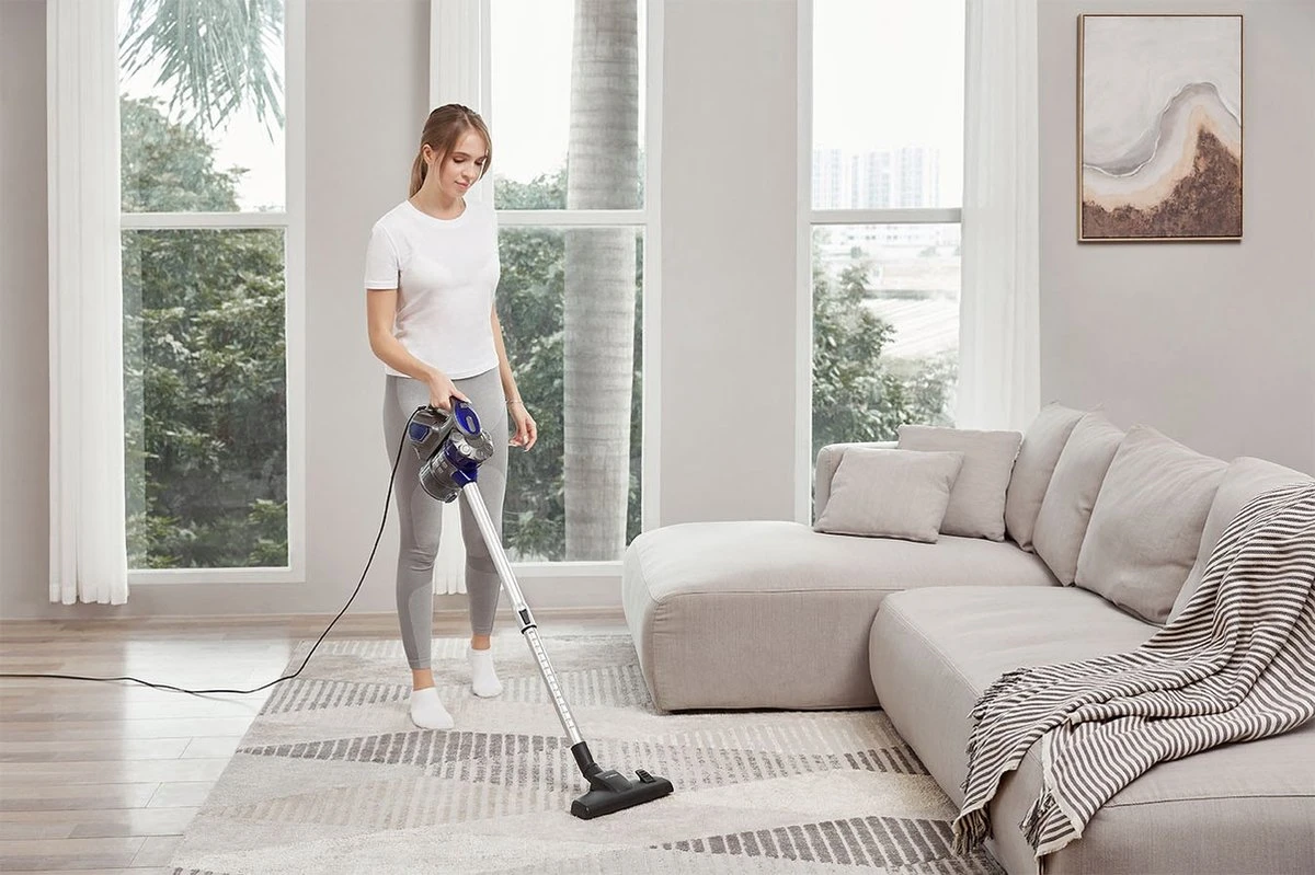 Stofzuiger - Hyundai- Licht Gewicht - 600W - Blue And Gray -HHE203202 5 Stofzuiger - Hyundai- Licht Gewicht - 600W - Blue And Gray -HHE203202 - Afbeelding 5