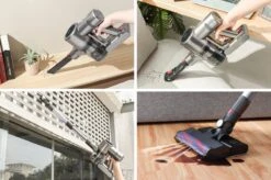 Swiss Pro+ Steelstofzuiger Met Dweil Functie - Afkoppelbare Dweil Functie - LED Display Touchscreen - 22KPA - 5 In 1 - Kruimeldief - Lange Batterijduur -Leifheit Store 1200x799 14