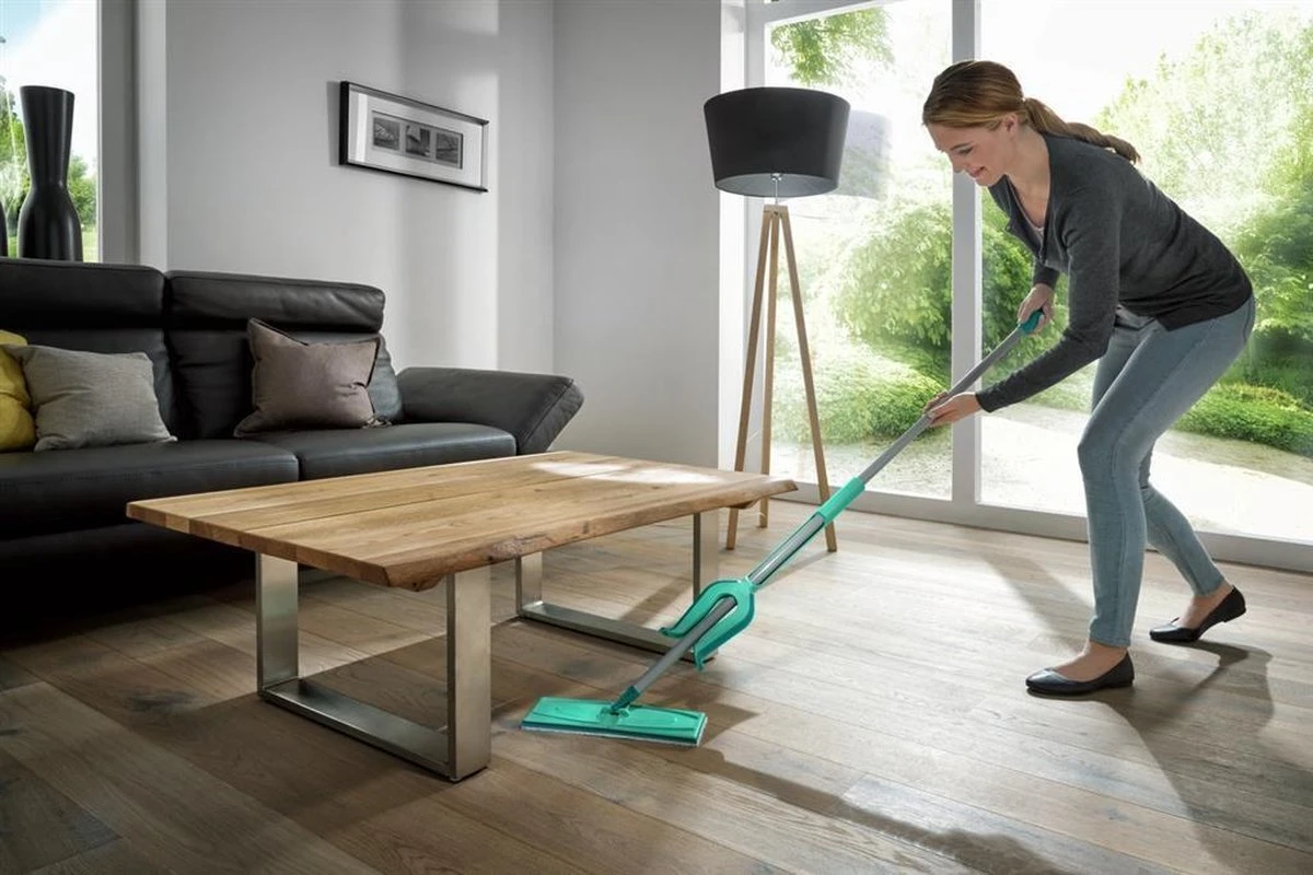 Leifheit Picobello Vloerwisser M - 33 Cm Met Steel Micro Duo 7 Leifheit Picobello Vloerwisser M - 33 Cm Met Steel Micro Duo - Afbeelding 7