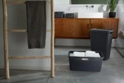 Curver Jute Wasmand Met Deksel - 58L - Donkergrijs -Leifheit Store 1200x800 150