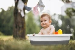 Merkloos Opvouwbare Siliconen Mand - Wasmand - Babybadje - Opbergmand - Opbergbox 25L - Ideaal Voor Camping Of Appartement -Leifheit Store 1200x800 157