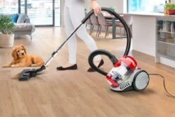 TurboTronic CV07 Stofzuiger Zonder Zak - Zwart/Rood -Leifheit Store 1200x800 255