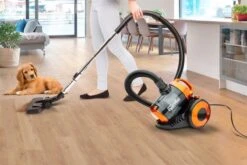 TurboTronic CV07 Stofzuiger Zonder Zak – Zwart/Oranje -Leifheit Store 1200x800 374