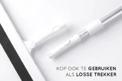 Amenzo® Vloertrekker Met Steel - Vloerwisser - 35 Cm + 120 Cm Steel - Uitschuifbare Aluminium Steel - Badkamer – Trekker - Vloerwisser Wit – Watertrekker -Leifheit Store 1200x800 6