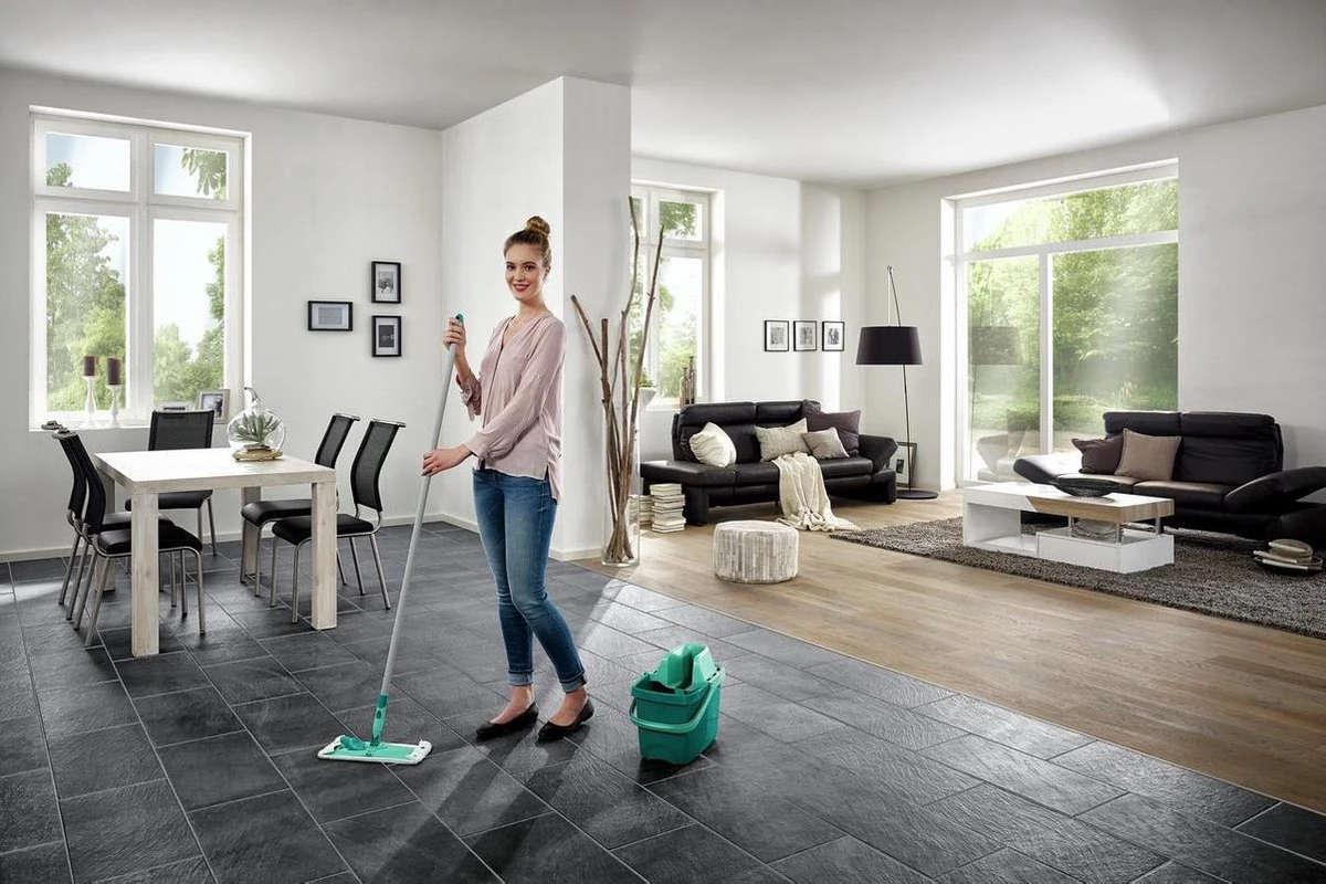 Leifheit Combi Clean Vloerwisser M - Compleet Systeem - Micro Duo - 33 Cm Wisbreedte 6 Leifheit Combi Clean Vloerwisser M - Compleet Systeem - Micro Duo - 33 Cm Wisbreedte - Afbeelding 6