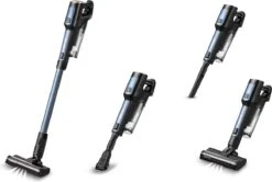 Swiss Pro+ Snoerloze Steelstofzuiger V18 29KPA INC Standaart Steelstofzuigers Steelstofzuiger Draadloos Met Kruimeldief Turbo Stand Led Verlichting In Mondstuk Sterke Zuigkracht Edition 2023