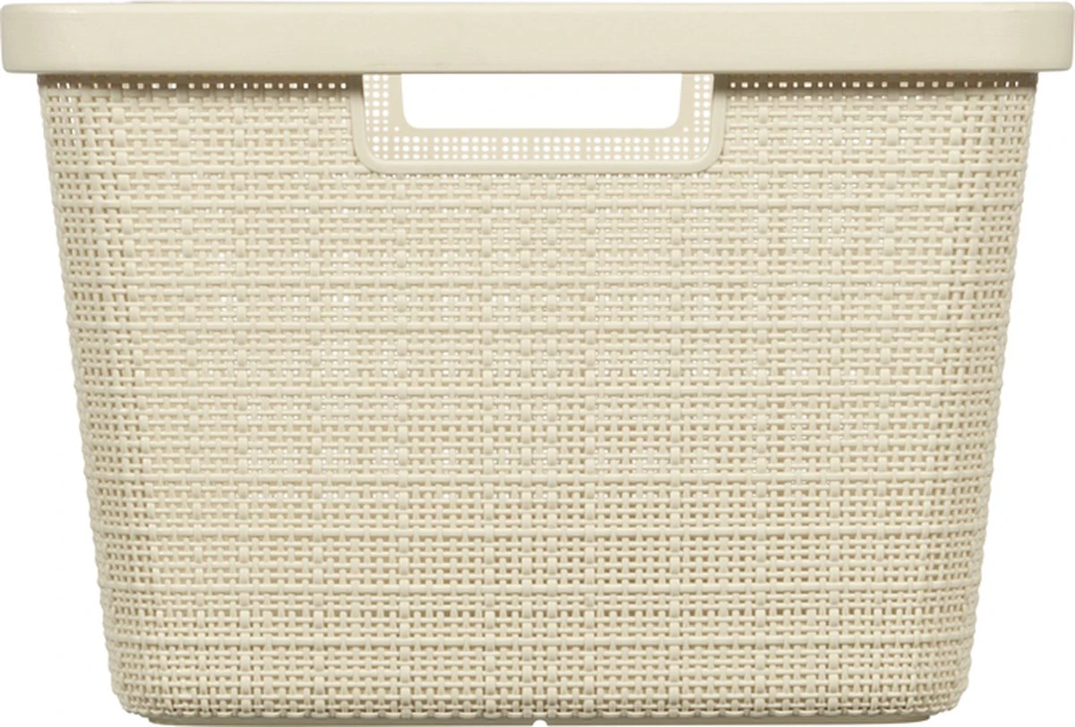 Curver Jute Wasmand - 46L - Gebroken Wit 4 Curver Jute Wasmand - 46L - Gebroken Wit - Afbeelding 4