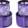 Merkloos HEPA Filter - Geschikt Voor Dyson V10, SV12 Stofzuigers - 2 Stuks