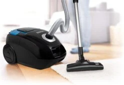 Princess 335010 EcoQuiet Stofzuiger – Extreem Stil - Stofzuiger Met Zak – AAA Klasse - Energiezuinig - Actieradius 12 Meter -Leifheit Store 1200x826 2