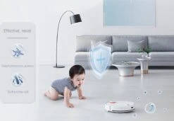 Thuys Robotstofzuiger - Robotstofzuigers Met Dweilfunctie - Laser Navigatie En Slimme Wifi Controle - Stofzuiger Robot - Zakloos - Wit - 200ml -Leifheit Store 1200x829 1