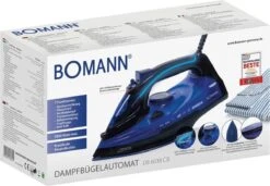 Bomann DB 6038 CB - Droog- & Stoomstrijkijzer - Keramische Zoolplaat 2800 W -Zwart/ Blauw -Leifheit Store 1200x831 7