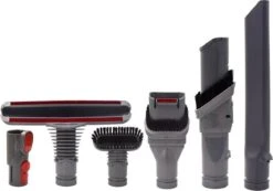 Stofzuiger Mondstuk Accessoires Set Geschikt Voor Dyson V6/V7/V8/V10/V11/V15 Series Steelstofzuiger - Opzet Borstel Met Adapter – 6 Onderdelen