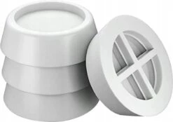 Trillingsdempers Voetjes Voor Wasmachine & Droger - Anti Trilling / Vibratie Dempers Pads Verhoger - Antislip Rubber Pootjes Extra Dik - Schokdempers - Set Van 4 Stuks - Wit -Leifheit Store 1200x845 4