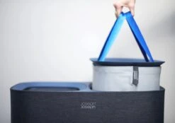 Joseph Joseph - Tota Wasmand 90 L - 2 Compartimenten - Zwart -Leifheit Store 1200x846