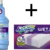 Swiffer WetJet Alles-In-Een Dweilsysteem Navulling- 1,25 L - Reinigingsmiddel En 20 Stuks Reinigingsdoekjes