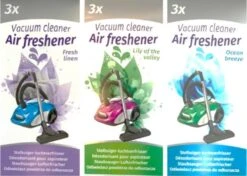 Air Fresheners Luchtverfrisser Voor Stofzuiger - 9 Stuks - Drie Geuren