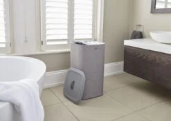 Tota Wasmand, 60 L, 2 Compartimenten, Grijs - Joseph Joseph -Leifheit Store 1200x856 3