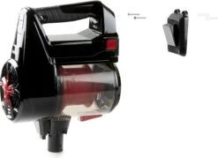 PRIMO PR504SV Stofzuiger Zonder Zak - 3-in-1 Steelstofzuiger Draadloos - Kruimelzuiger - HEPA Filter - Zwart/Rood -Leifheit Store 1200x868 4