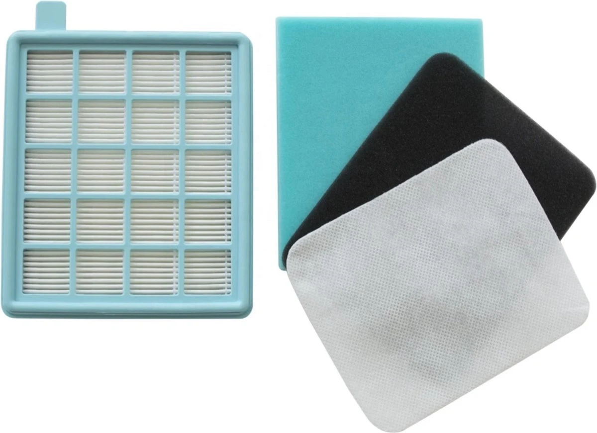 HEPA Filterset - Compatibel Met Philips PowerPro Compact/Active Series FC8058/01 Schuim Foam Motor Filter Set 1 HEPA Filterset - Compatibel Met Philips PowerPro Compact/Active Series FC8058/01 Schuim Foam Motor Filter Set