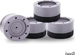 Luxe Trillingsdempers Wasmachine – Set Van 4 Stuks – Grijs - Extra Dik - Voetjes Wasmachine & Droger - Wasmachine Demper – Anti Trillings / Vibratie Dempers Pads – Antislip Rubber – Trillingsmat – Antislipmat - Schokdempers Wasmachine -Leifheit Store 1200x874 13