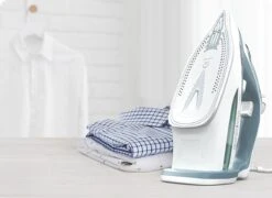 Tesla IR300BL - Stoomstrijkijzer - 2400W - Blauw / Wit -Leifheit Store 1200x875 7