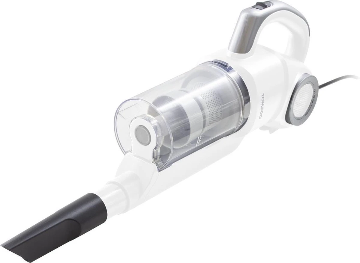 Tomado TVC0401W - Steelstofzuiger - Incl Kruimelzuiger - Snoerlengte 6 Meter - Wit 4 Tomado TVC0401W - Steelstofzuiger - Incl Kruimelzuiger - Snoerlengte 6 Meter - Wit - Afbeelding 4
