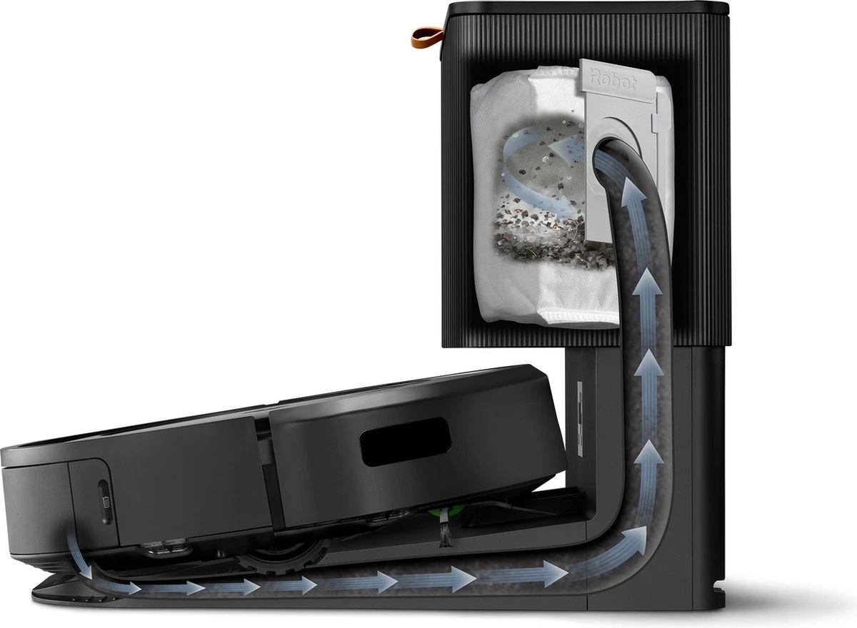 IRobot® Roomba® J7+ - Robotstofzuiger - Objectdetectie En Vermijding - Automatische Vuilafvoer - J7558 11 IRobot® Roomba® J7+ - Robotstofzuiger - Objectdetectie En Vermijding - Automatische Vuilafvoer - J7558 - Afbeelding 11