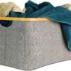 Gadgy Opvouwbare Wasmand - Heupwasmand 45 L - Opbergmand - Wasbox - Wasmanden - Grijs