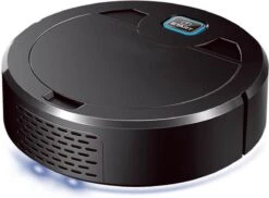 THEROB - Smart Robot Stofzuiger Met Anti Virus UV Licht. (zwart)