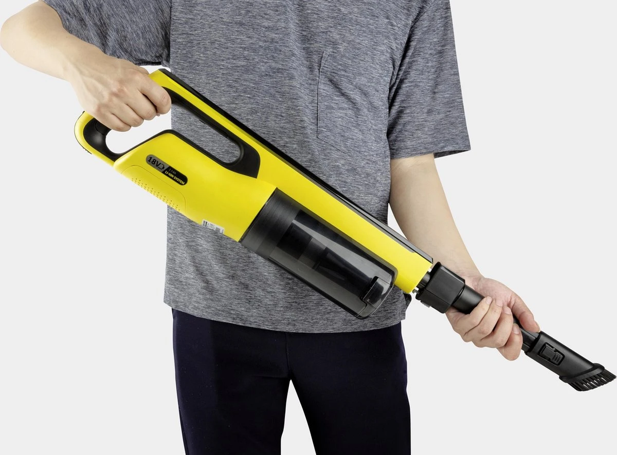 Kärcher VC 4s Cordless Plus Auto Reinigingsset – Steelstofzuiger – Incl. Automondstuk - 18V - Incl. Accu En Lader 15 Kärcher VC 4s Cordless Plus Auto Reinigingsset – Steelstofzuiger – Incl. Automondstuk - 18V - Incl. Accu En Lader - Afbeelding 15