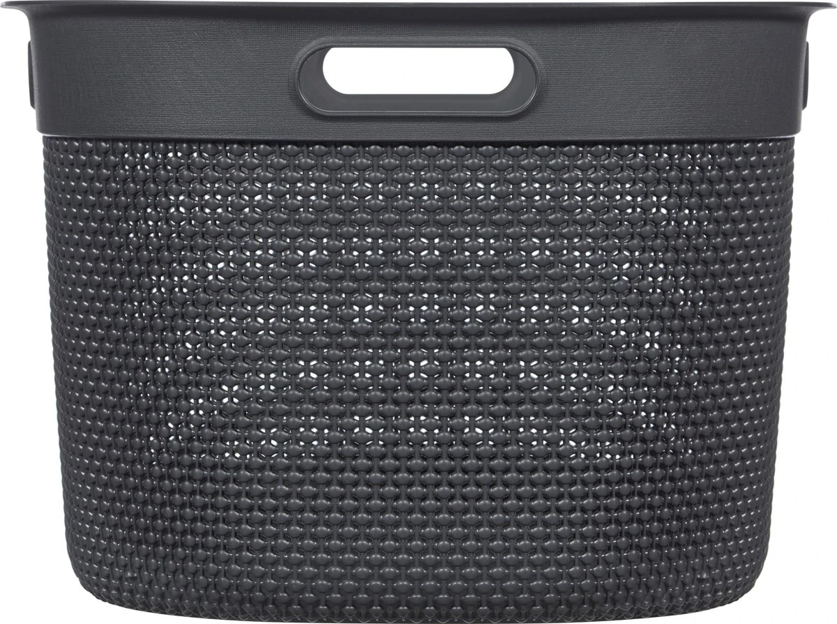 Kis Filo Wasmand - 45L - 59x39x27cm - Zwart 3 Kis Filo Wasmand - 45L - 59x39x27cm - Zwart - Afbeelding 3