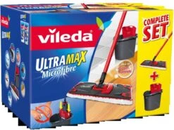 Vileda UltraMax Power 2in1 - Complete Set - Vlakke Microvezelmop + Emmer Met Pers -Leifheit Store 1200x897 2