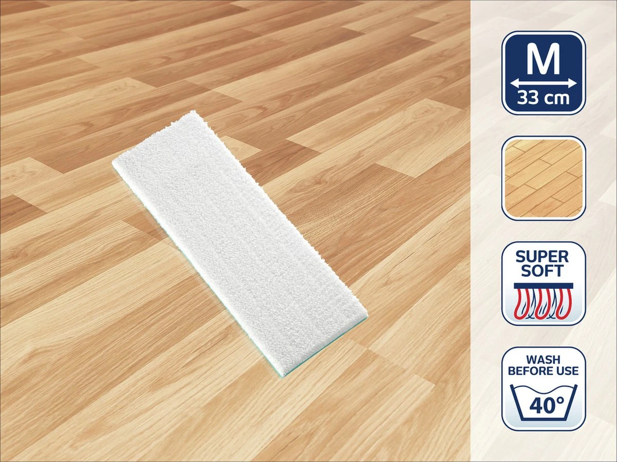 Leifheit Picobello M Super Soft Vervangingspad - 33 Cm 2 Leifheit Picobello M Super Soft Vervangingspad - 33 Cm - Afbeelding 2