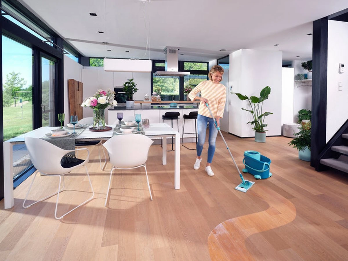 Leifheit Clean Twist M Vloerwisser Ergo Mobiel - Dweil Set Compleet Systeem Met Wieltjes - 33 Cm - 6 Liter 14 Leifheit Clean Twist M Vloerwisser Ergo Mobiel - Dweil Set Compleet Systeem Met Wieltjes - 33 Cm - 6 Liter - Afbeelding 14