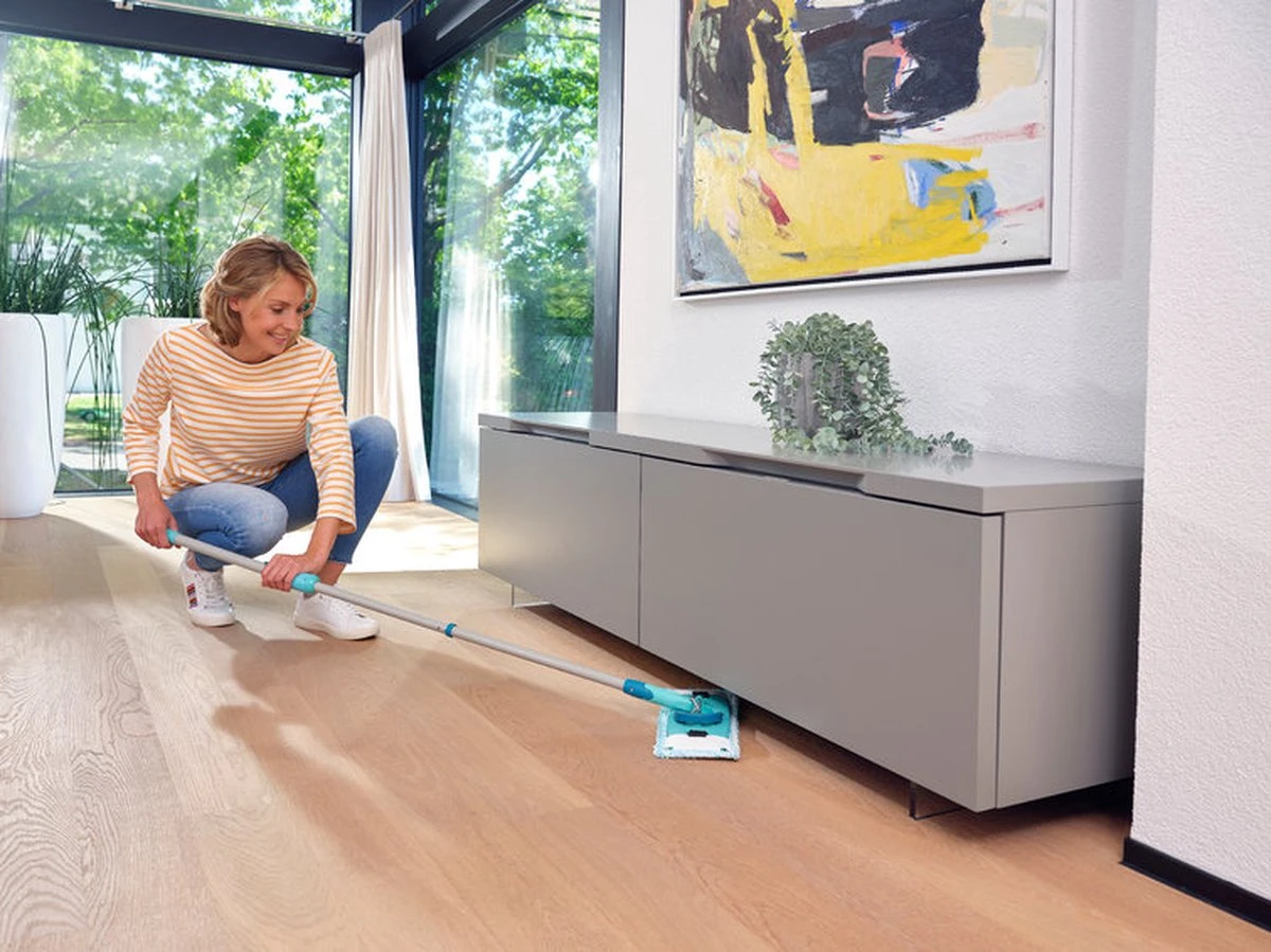 Leifheit Clean Twist M Vloerwisser Ergo Mobiel - Dweil Set Compleet Systeem Met Wieltjes - 33 Cm - 6 Liter 15 Leifheit Clean Twist M Vloerwisser Ergo Mobiel - Dweil Set Compleet Systeem Met Wieltjes - 33 Cm - 6 Liter - Afbeelding 15